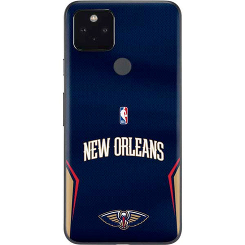 NBA New Orleans Pelicans Jersey Google Pixel 4a 5G Skin